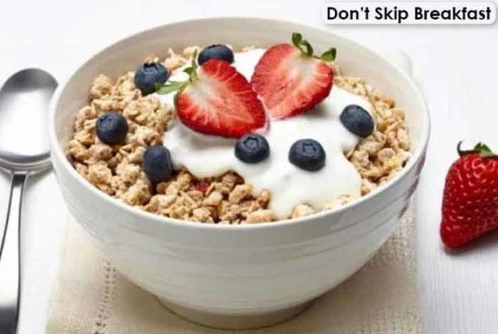 don’t skip breakfast