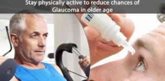 stay physically active to reduce chances of glaucoma in older age