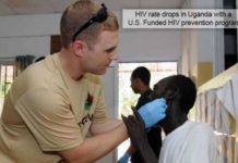 HIV rate drops in uganda