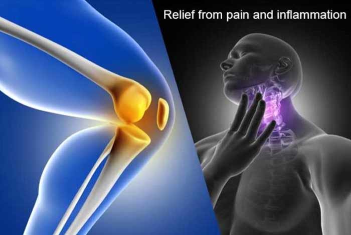 relieves pain and inflammation