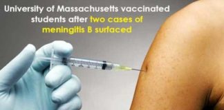 university of massachusetts vaccinated students after two cases of meningitis b surfaced