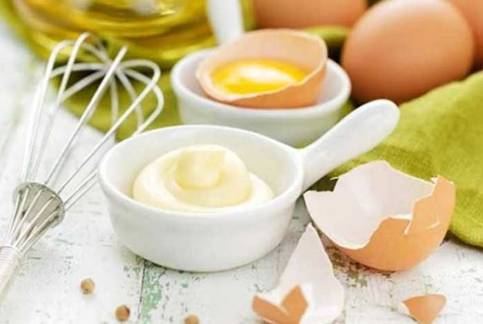 egg white and curd mask