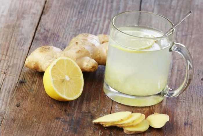 ginger and lemon water