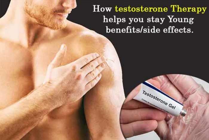 how testosterone therapy helps you stay young benefits and side effects