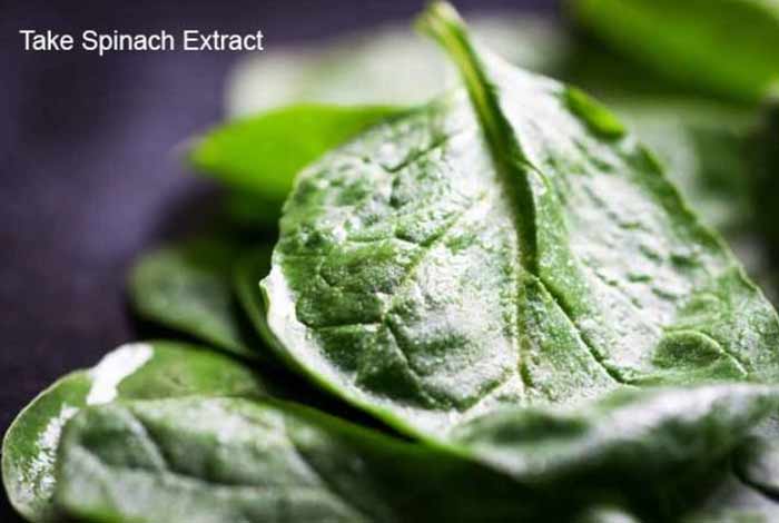 take spinach extract