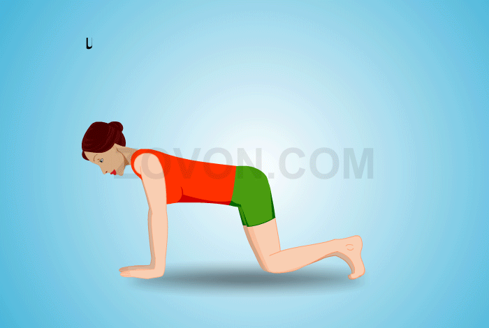 Downward Dog Position (Adho Mukha Svanasana) for anti aging