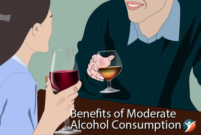 benefits of moderate alcohol consumption