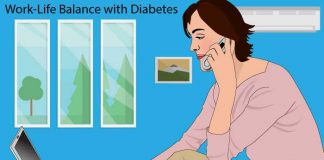 how to manage work life balance with diabetes