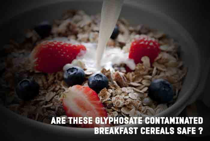 Glyphosate found in cereals 