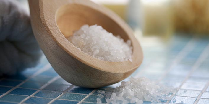 Epsom salt bath