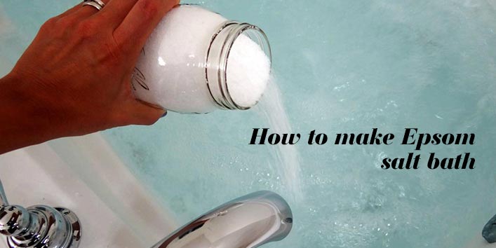 How to make Epsom salt bath? 